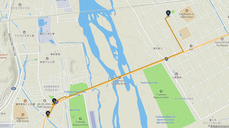 Fuji River Hiking Route