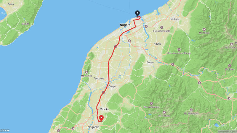 เส้นทางเดินป่า Higashi Ward, Niigata-Nagaoka