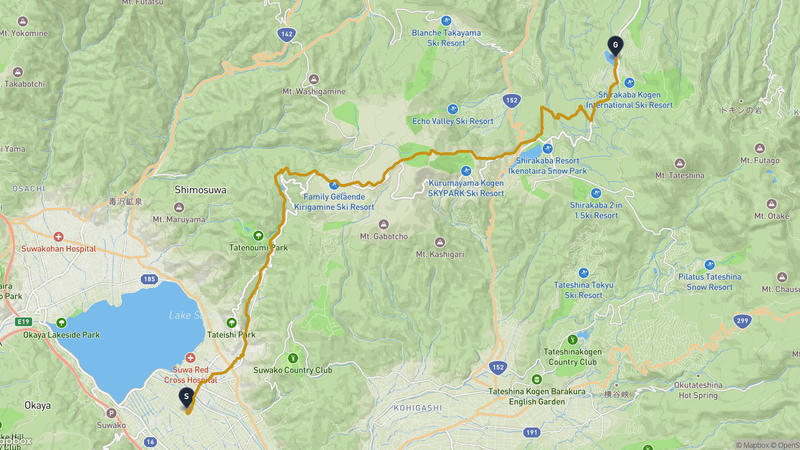 Taizi Harada Art Museum to Tateshina Hiking Route