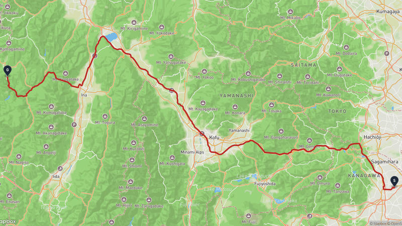 เส้นทางขับรถ Zama-Kiso Town