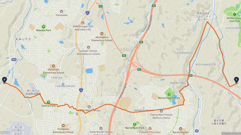 富谷市至大和町 登山路線