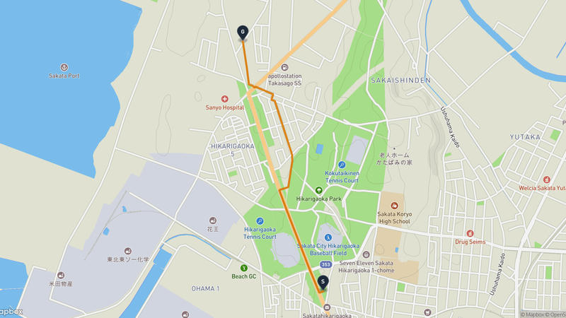 Mogami River Hiking Route