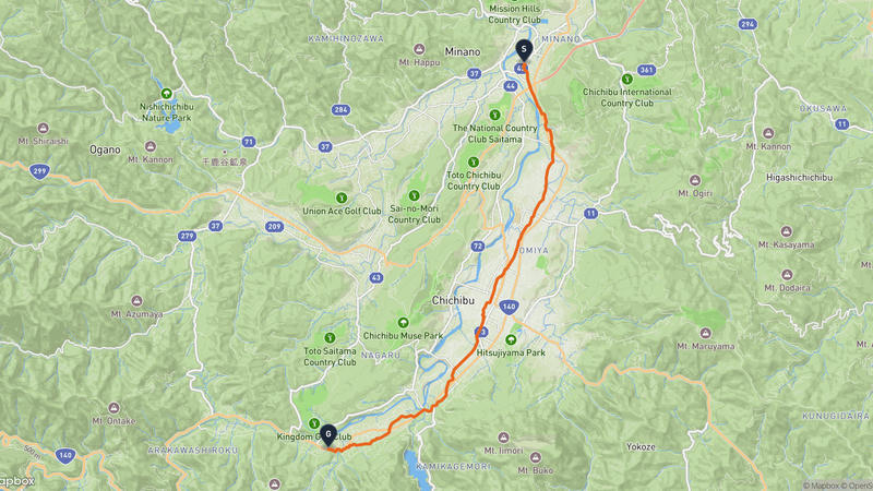 Arakawa Bridge to Chichibu Hiking Route