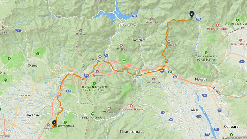 小山町至松田町 登山路線