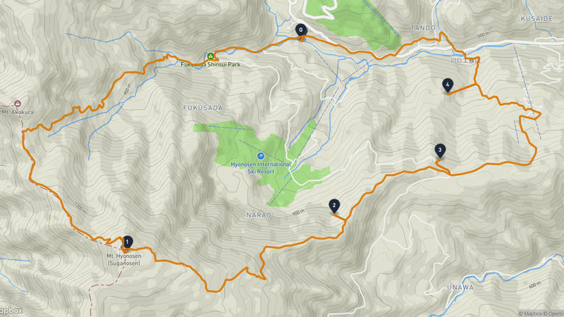 Mount Hyōno Hiking Route