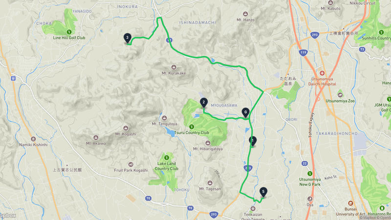 宇都宮市 駕車路線