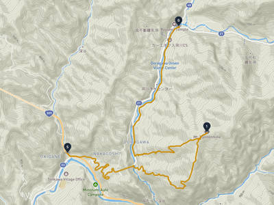 天川村 → 洞川温泉