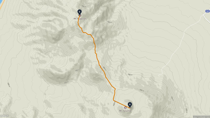 风不死岳至樽前山 徒步路线