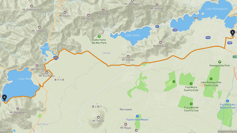 Fuji-Q Highland to Lake Motosu Drive