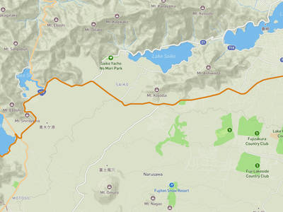 Fuji-Q Highland → Lake Motosu