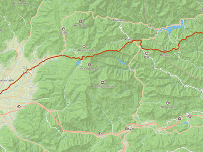 Fuefuki → Mount Odake (Tokyo)