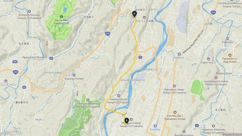 秩父市 登山路線