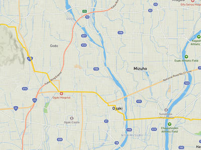 笠松町 → 垂井町