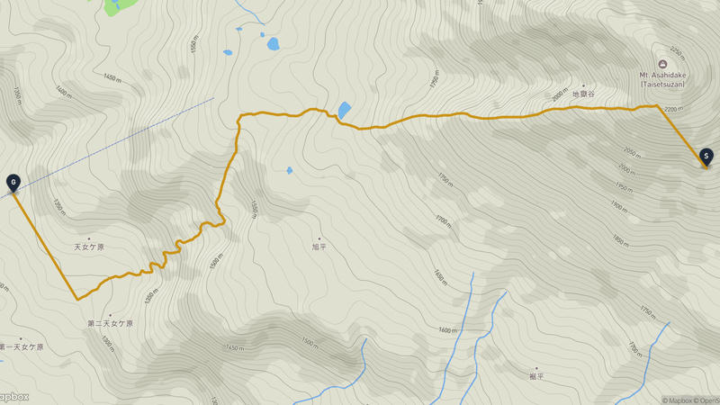 Daisetsuzan National Park to Higashikawa Hiking Route