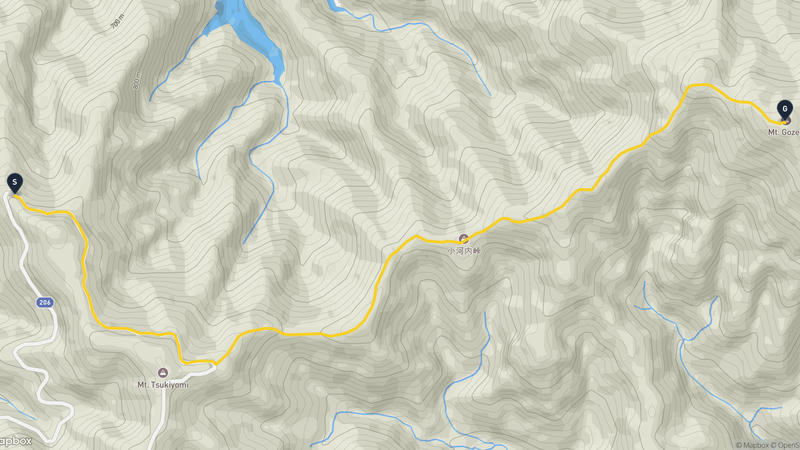 奧多摩湖至檜原村 徒步路线