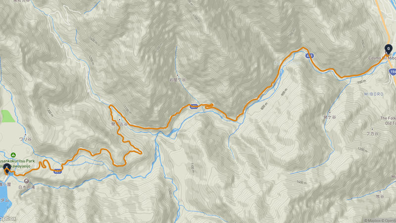 白川村 駕車路線