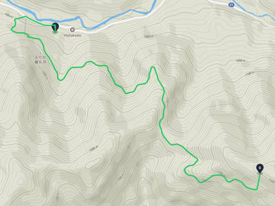 洞川溫泉 → 山上岳