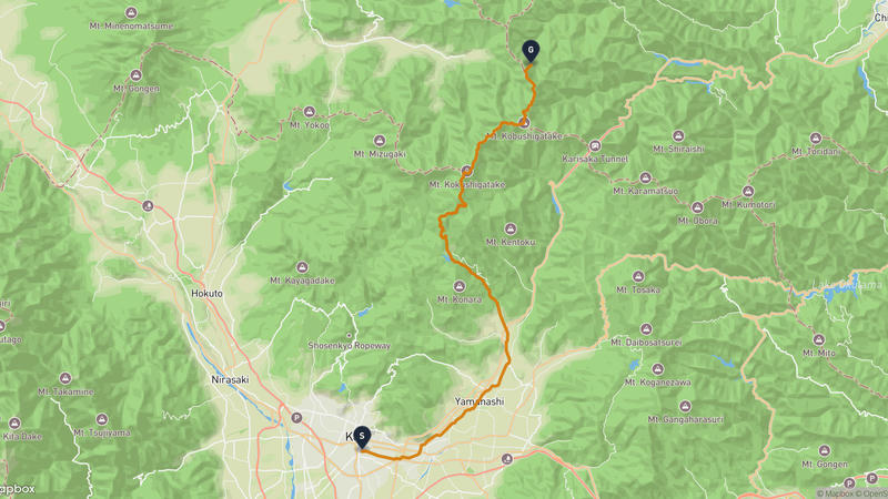Maizuru Castle Park to Nakatsu River Hiking Route