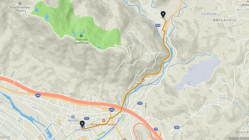 เส้นทางเดินป่า Hadano-Matsuda