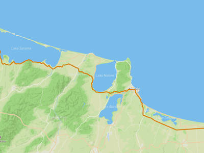 湧別町 → 斜里町