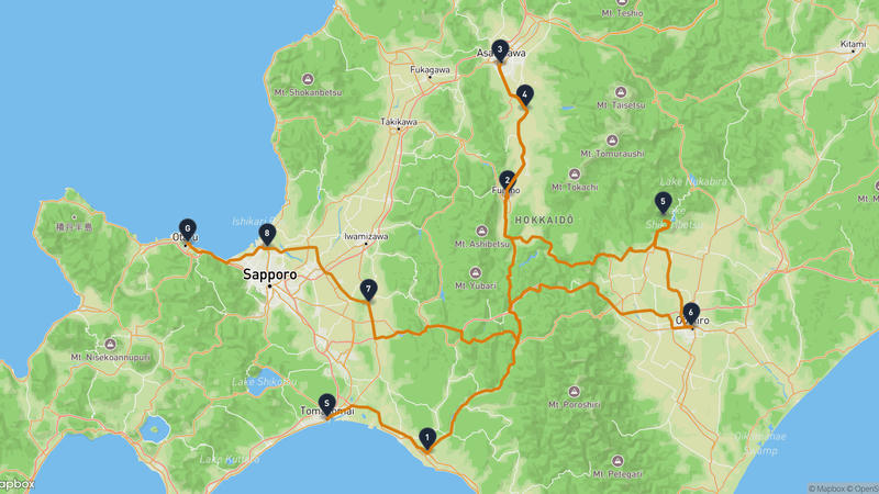Tomakomai to Otaru Canal Drive