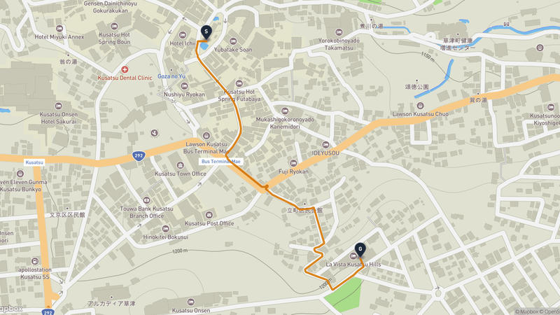 Kusatsu Onsen Hiking Route