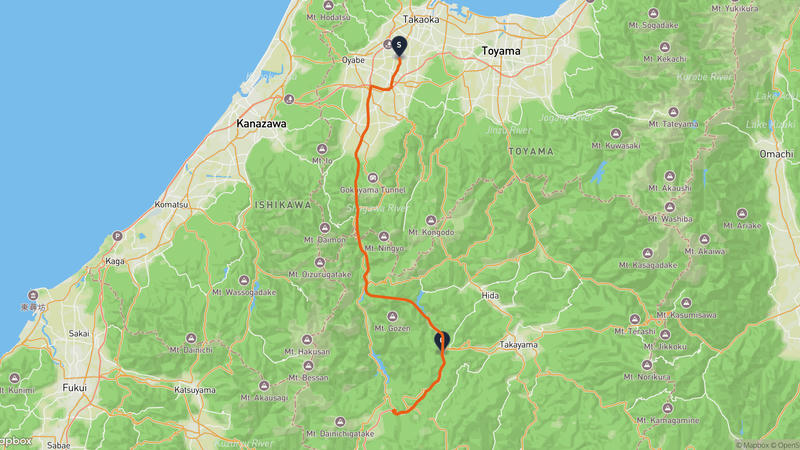 Takaoka to Takayama Drive