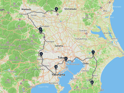 大多喜町 → 唐澤山城
