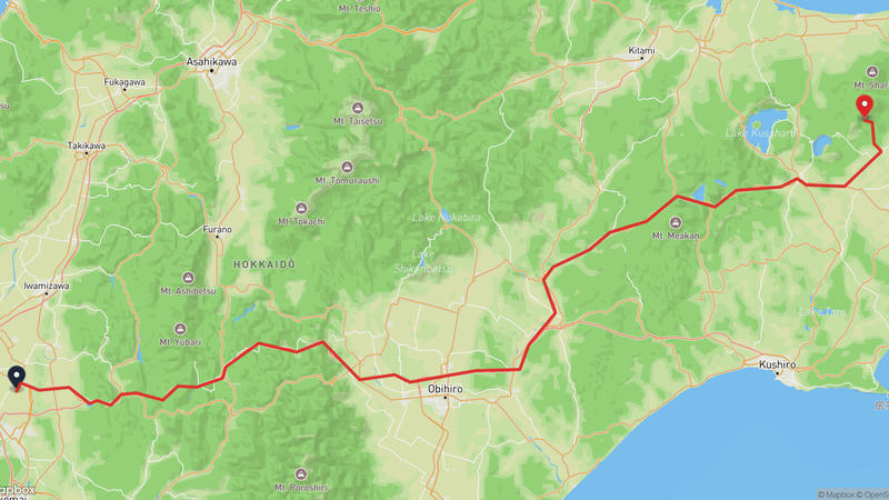 長沼町至标津岳 徒步路线