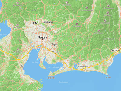 山中湖村 → 交野市