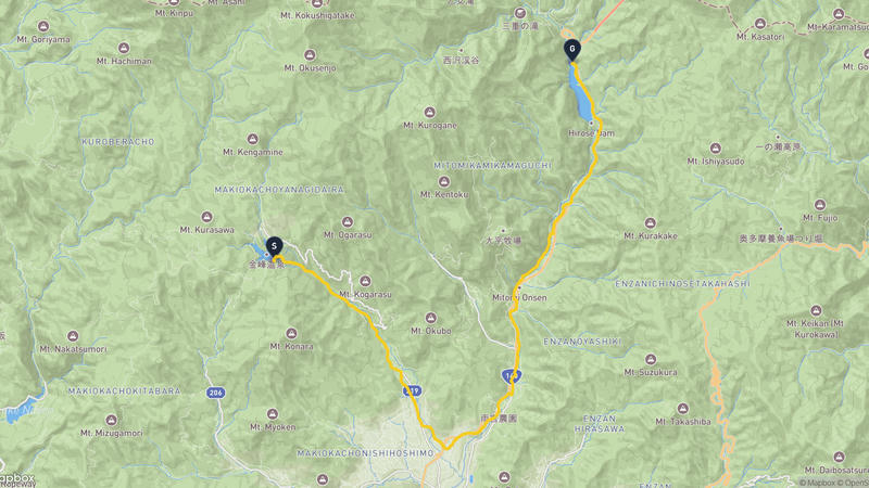 Yamanashi Hiking Route