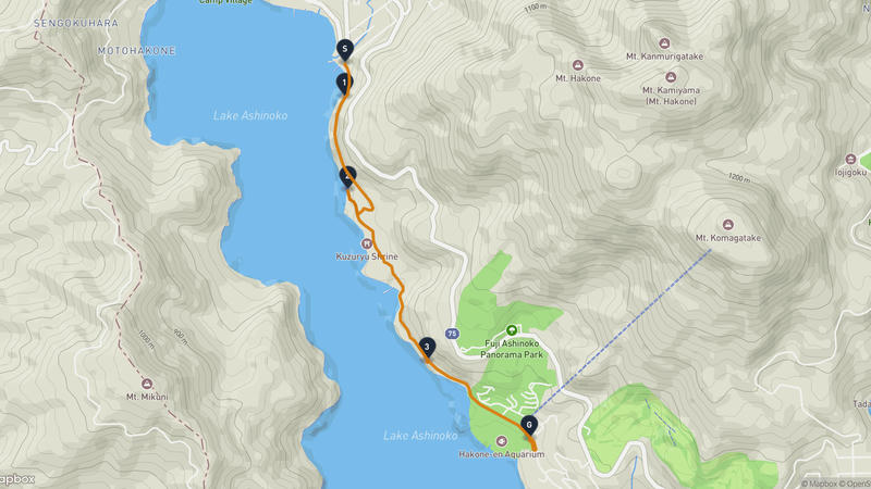 Mount Kami (Hakone) Hiking Route