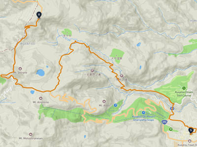 Kusatsu Onsen → Yokote yama