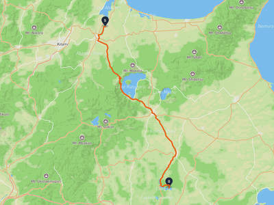 大空町 → 標茶町
