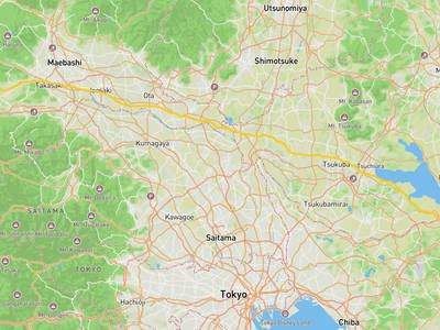 軽井沢町 → 銚子市