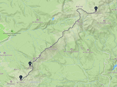 Mount Tomuraushi (Daisetsuzan) → Mount Biei