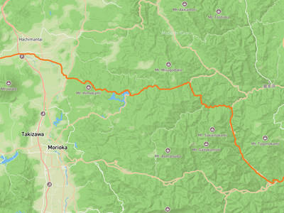 宮古港 → 八幡平