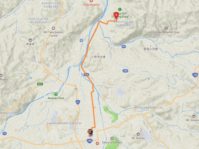 高山城 → 高山市