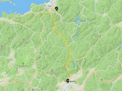 萩市 → 山口縣立山口博物館