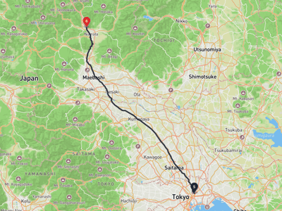 雷門 → みなかみ町
