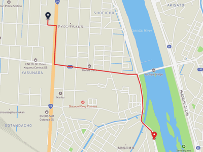 鳥取市 → 鳥取縣立博物館