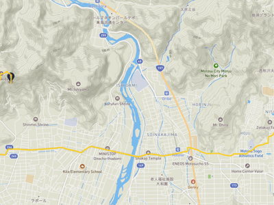 揖斐川町 → 岐阜市