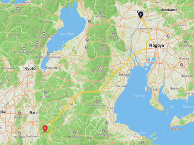 笠松町 → 長谷寺