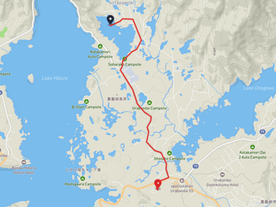 檜原湖 → 諸橋近代美術館