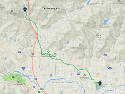 篠山城 → 丹波篠山市