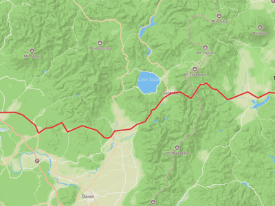 盛岡城 → 秋田市