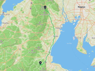 藤原岳 → 松阪市
