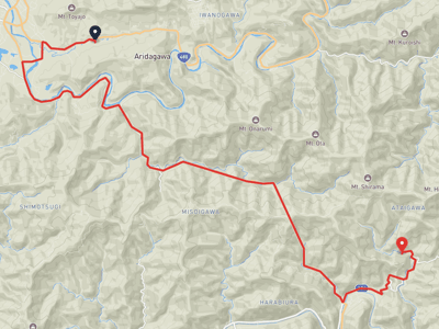 有田川町 → 日高川町