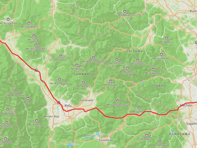 川崎市 → 伊那市