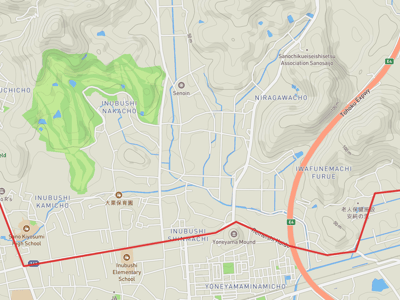 栃木市 → 佐野市